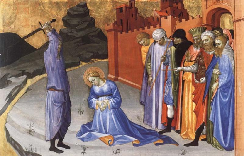 Gherardo Starnina The Beheading of Saint Catherine china oil painting image